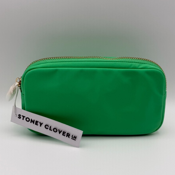 Stoney Clover Lane Handbags - Stoney Clover Lane Classic Small Pouch Avocado Nylon Zip Cosmetic Bag